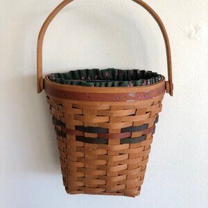LONGABERGER Shades of Autumn Harvest Basket, Liner & Protector